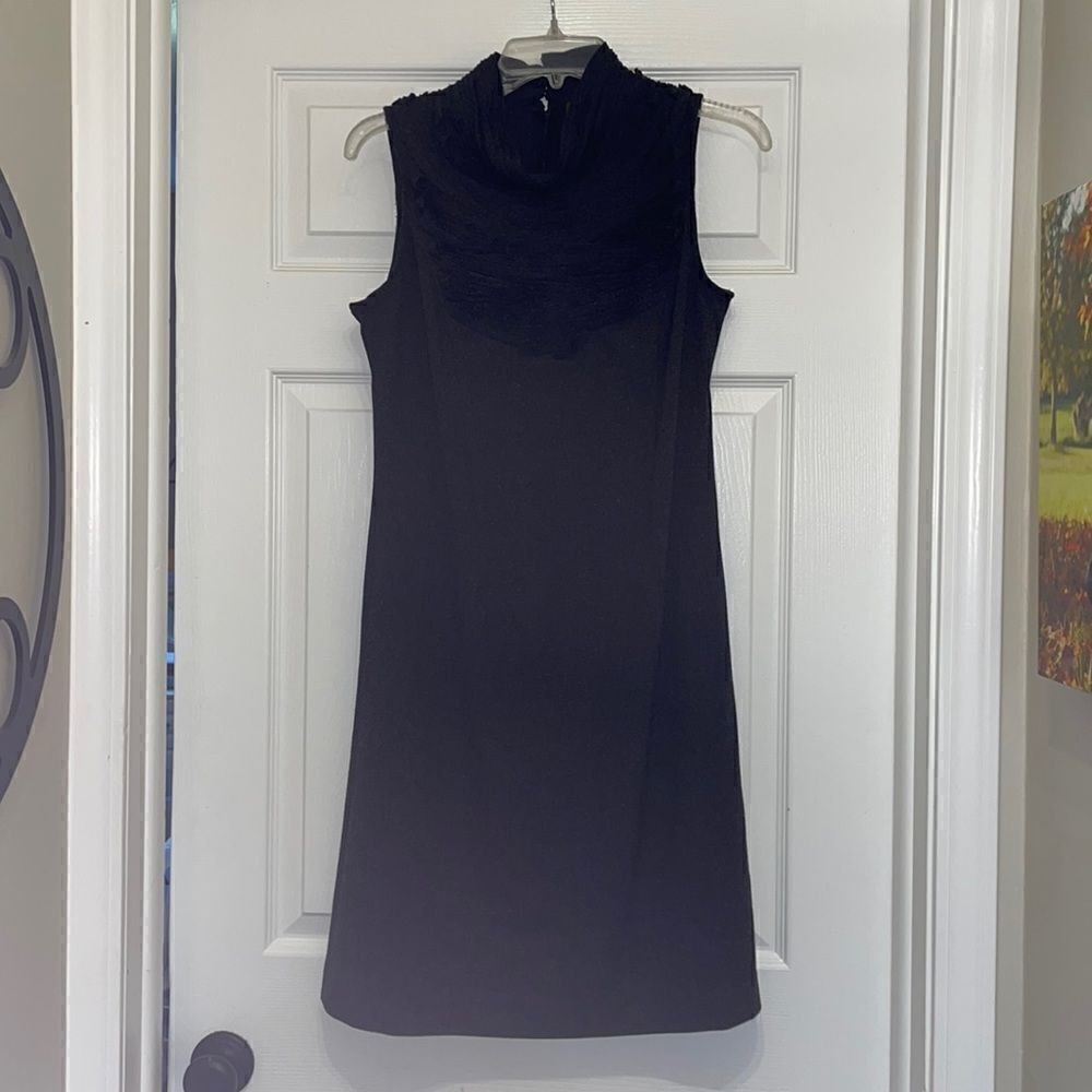 Adrienne Vittadini Charcoal Gray Sleeveless Dress, NWT